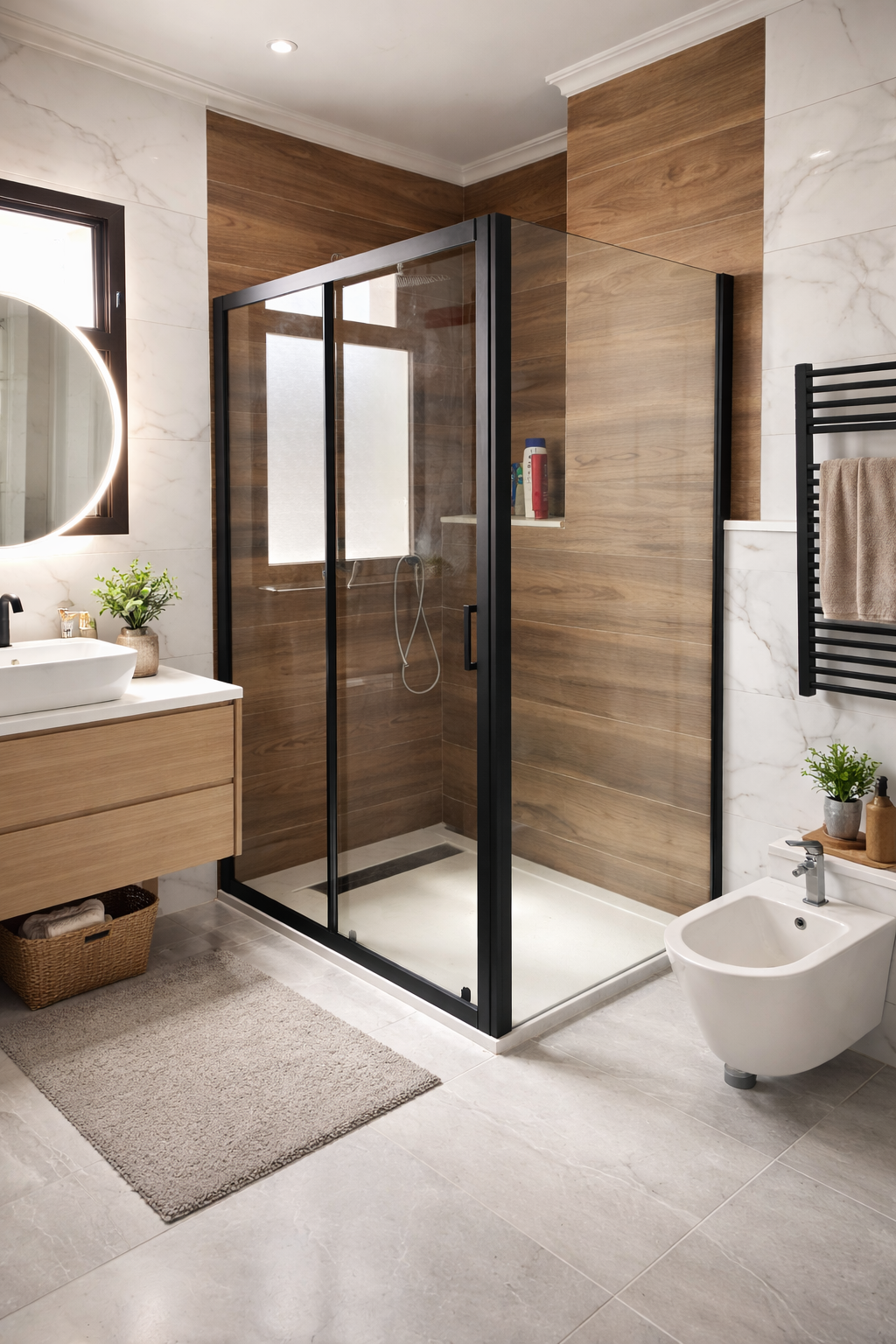 Paroi de douche Montreal — Aqua Baño Tétouan & Tanger